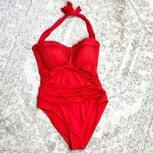 Bleu Rod Beattie halter top swim suit, siz…